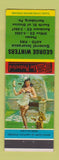 Matchbook Cover - George Winters Insurance Harrisburg PA pinup Barbecutie