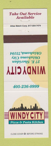 Matchbook Cover - Windy City Pizza Pasta Oklahoma City OK