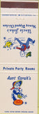 Matchbook Cover - Aunt Sarah's Uncle Johns Chicken Richmond VA