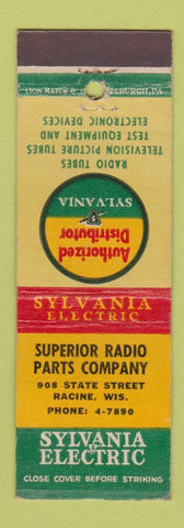 Matchbook Cover - Sylvania Electric Radio Tubes Racine WI