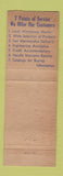 Matchbook Cover - Wyatt Brown Refrigeration Supply San Francisco CA