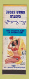 Matchbook Cover - Ben Saathoff's Cigar Store New Castle IN Baton Beauty