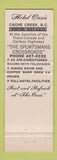 Matchbook Cover - Hotel Oasis Cache Creek BC WEAR Full Length