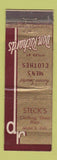 Matchbook Cover - Don Richards Men's Clothes Muncie IN Steck's feature