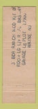 Matchbook Cover - William Massaker Real Estate Insurance