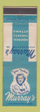Matchbook Cover - Murray's Restaurant Montreal QC Toronto Ottawa ON girlie