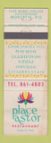 Matchbook Cover - Place Astor Restaurant Montreal QC WEAR