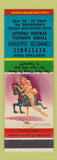 Matchbook Cover Keystone Match Club Frolic Harrisburg PA 1955 pinup Lady Godiva