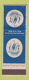 Matchbook Cover - Anver Compagnie Maritime Belge Belgium