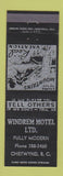 Matchbook Cover - Windrem Motel Chetwynd BC