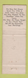 Matchbook Cover - Windrem Motel Chetwynd BC
