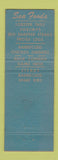 Matchbook Cover - Holiday Restaurant Winnipeg MB