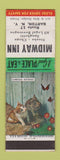 Matchbook Cover - Midway Inn Barton NY restaurant Curious Kittens