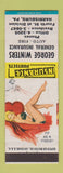 Matchbook Cover - George Winters Insurance Harrisburg PA pinup Fit as Fiddle