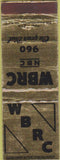 Matchbook Cover - WBRC Radio NBC Birmingham AL WEAR