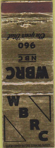 Matchbook Cover - WBRC Radio NBC Birmingham AL WEAR