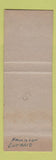 Matchbook Cover - McMaster University Hamilton ON