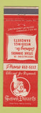 Matchbook Cover - Seven Dwarfs Restaurant London ON