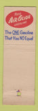 Matchbook Cover - Pate oil gas  WEAR