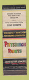 Matchbook Cover - Pittsburgh Paints Garden Spot Hardware Wichita KS WORN