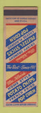 Matchbook Cover - Mrs. Klein's Pretzel Sticks Popcorn Potato Chips SAMPLE