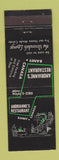 Matchbook Cover - Andrianne's Restaurant Banff AB
