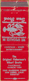 Matchbook Cover - Fisherman's Wharf Grotto San Diego CA WEAR