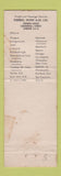 Matchbook Cover - Furness Lines Freight Shipping Cruise flag