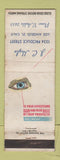 Matchbook Cover - JC Heglie Advertising Los Angeles CA WORN