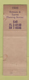 Matchbook Cover - Madsen Plumbing Heating Appliances Upper Darby PA