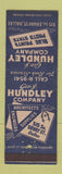 Matchbook Cover - Geo Hundley Blue Prints Dallas TX