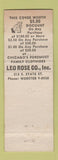 Matchbook Cover - Leo Rose Clothes Chicago IL