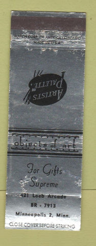 Matchbook Cover - Supreme Gifts Minneapolis MN Art Supply WEAR
