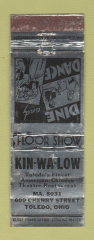 Matchbook Cover - Kin Wa Low Chinese Restaurant Toledo OH WEAR