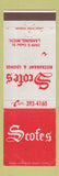 Matchbook Cover - Scofe's Restaurant Lansing MI