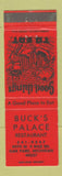 Matchbook Cover - Buck's Palace Restaurant Oak Park MI
