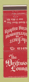 Matchbook Cover - Driftwood Lounge Detroit? MI MISCUT