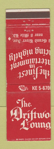 Matchbook Cover - Driftwood Lounge Detroit? MI MISCUT