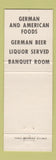 Matchbook Cover - Huck's Bavarian Village Redford MI Restaurant