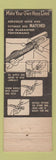 Matchbook Cover - Aeroquip Hose Linings Fittings Zurich Lausanne Basel St Gallen
