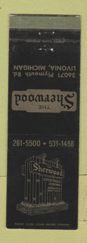 Matchbook Cover - Sherwood Livonia MI restaurant WEAR
