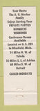 Matchbook Cover - Hathaway House Blissfield MI