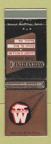 Matchbook Cover - Wolverine Tube Division Detroit MI