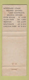 Matchbook Cover - Down River Federal Savings and Loan Wyandotte MI WEAR