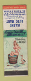 Matchbook Cover - Island Auto Mart used cars Douglaston LI NY pinup WEAR
