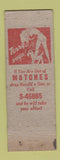 Matchbook Cover Harold Goolsby Match Collector San Antonio hillbilly Terry Says
