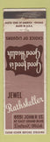 Matchbook Cover - Jewel Rathskeller Detroit MI