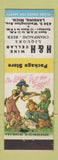 Matchbook Cover - H&H Wine Cellar Liquor Lansing MI hillbilly No Likker