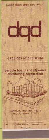 Matchbook Cover - Particle Board Plywood Elkhart IN