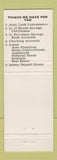 Matchbook Cover - Exchange Savings Bank Mount Pleasant MI SILVER
